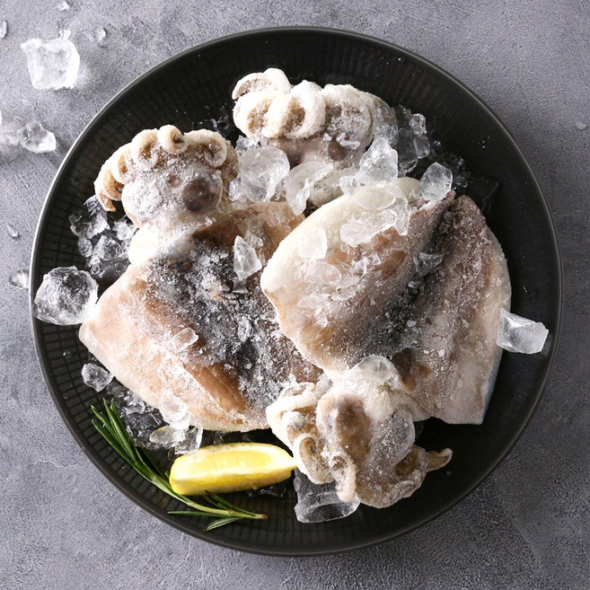 씨푸드킹 국내산 손질 갑오징어, 2개, 1kg(4~6미)