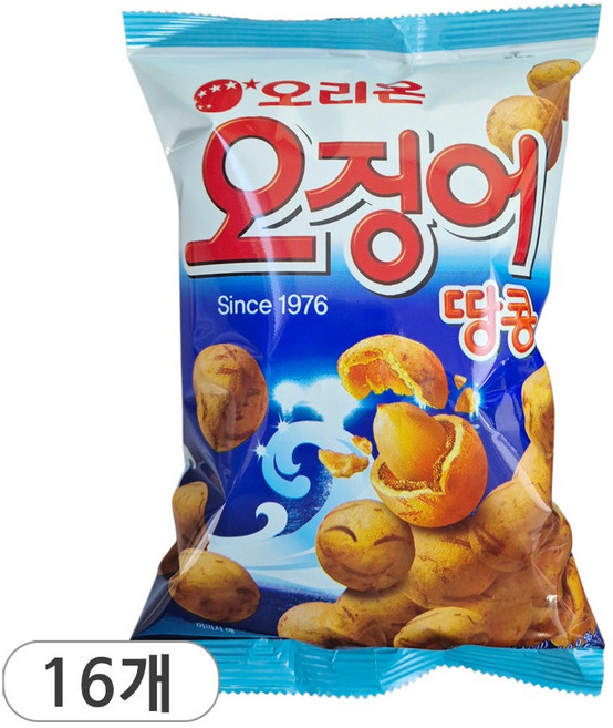 오리온 오징어 땅콩, 202g, 16개