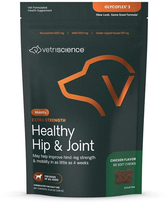 [베트리사이언스] 스파인조인트 강아지 척추 관절 60츄 초록입홍합, 1개, 뼈/관절강화, 60정