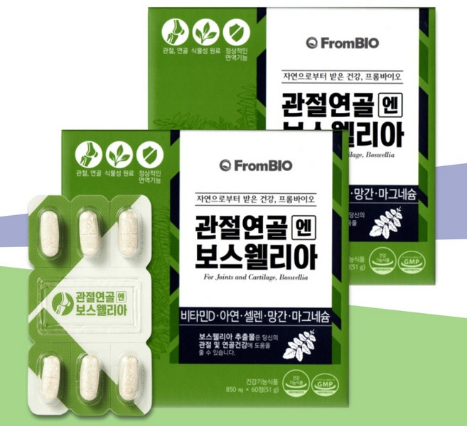 프롬바이오 관절연골엔 보스웰리아 플러스, 2개, 60정