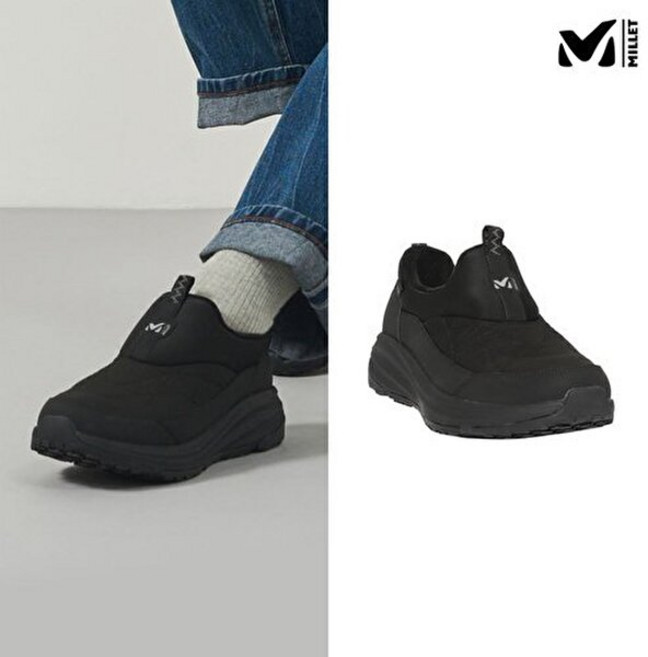 밀레 25FW 퀼팅 슬립온 방한화 남성