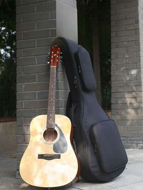 어쿠스틱 클래식 통기타 두꺼운 기타 소프트 패딩 쿠션 숄더백 기타가방, 1개