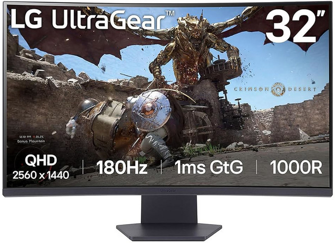LG 울트라기어 QHD 27인치 게이밍 모니터 27GL83A-B - IPS 1ms(GtG) HDR 10 호환성 NVIDIA G-SYNC AMD FreeSync 144Hz, 180Hz, 32 inch