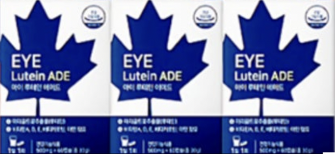 아이 루테인 에이드, 60정, 3개