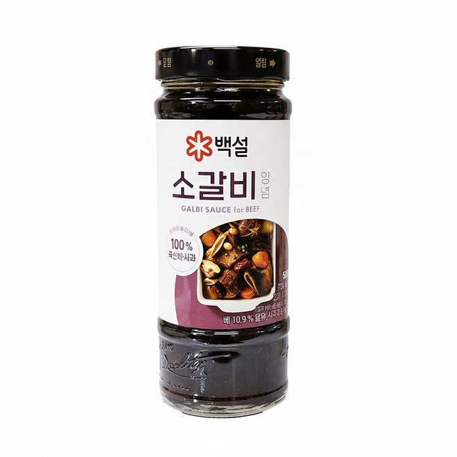 CJ 백설 소갈비양념 500g 4근용 소스 간편조리 비법 양념장, 1개
