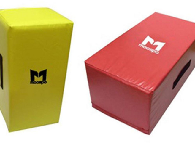 일프로- 사각백 마블스폰지 F-19B 체력단련 탄력있는 스폰지가 부상예방 높이뛰기 넓이뛰기 학교체육, 임의색상, 1개