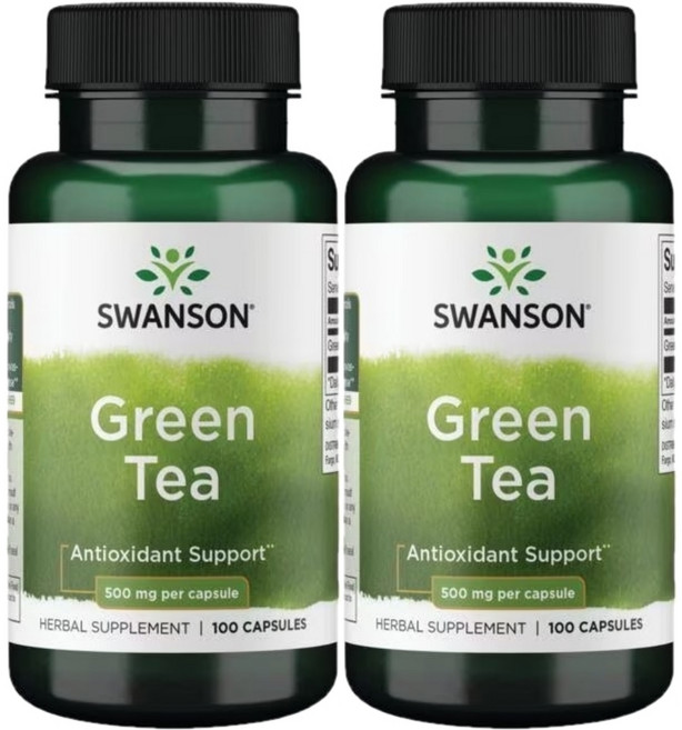 [정품보장]스완슨 그린티 500mg Swanson 100정 X 2병, 2개