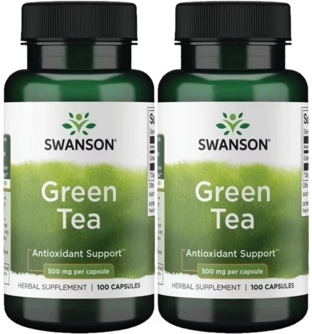 [정품보장]스완슨 그린티 500mg Swanson 100정 X 2병, 2개 - 쿠팡