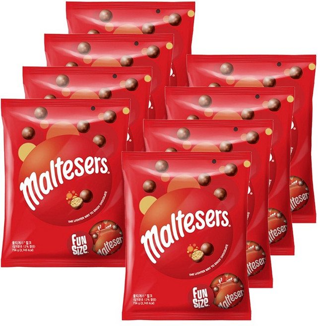 몰티져스 밀크 초코볼, 144g, 8개