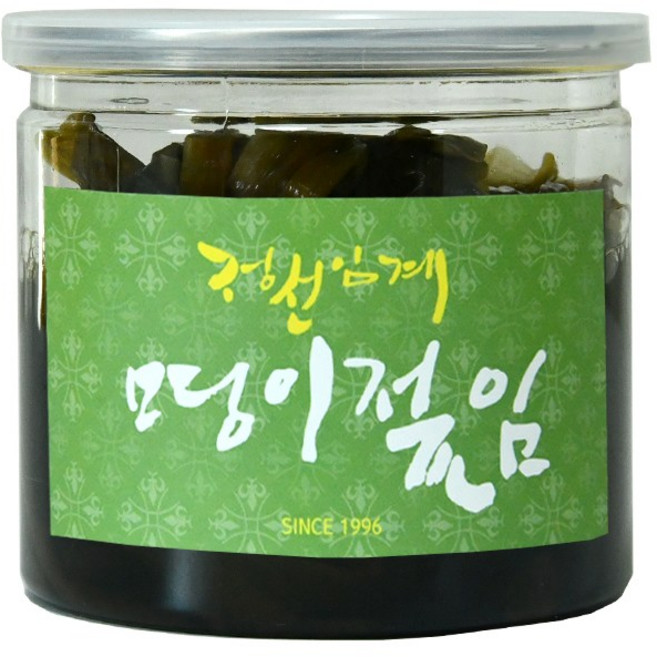 자연산 명이나물 장아찌 국산 명이 절임 강원도 명의나물 산마늘 김, 500g 1개