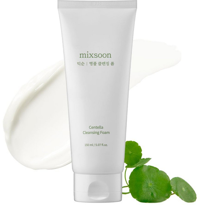 믹순 센텔라 저pH 클렌징 폼 약산성 민감성 진정 당김 없음 (시카 폼클렌저), 3개, 150ml