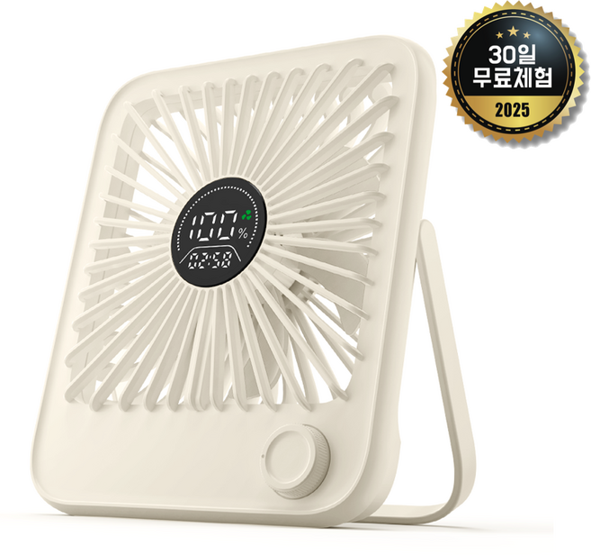 Amlition BLDC 무소음 무선 접이식 휴대용 미니 탁상용 선풍기 DH03, 베이지, SK102 탁상용 선풍기