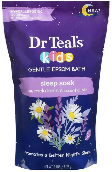 닥터틸즈 키즈 젠틀 엡솜 배스 입욕제 슬립 소크, 909g, 1개 - 쿠팡