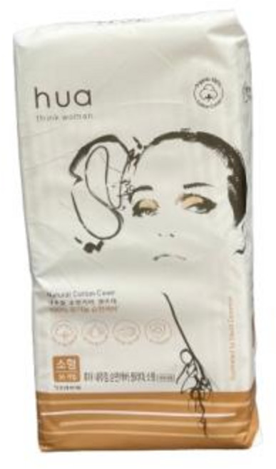 암웨이후아 내추럴 순면커버 생리대 날개형, 소형, 36개입, 1개