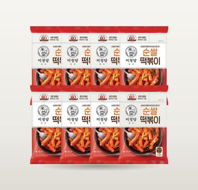 코스트코 CJ 미정당 순쌀떡볶이401.2g, 401g, 8개