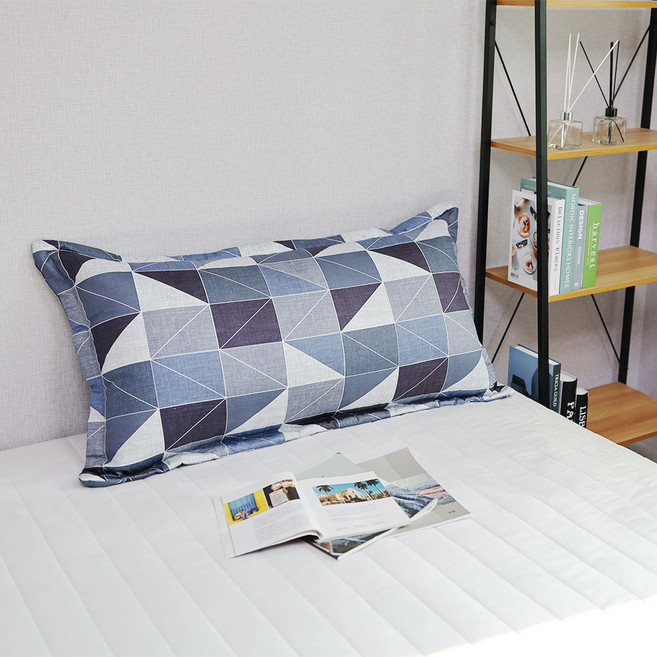 (커버+솜포함) 대형 등쿠션 등받이쿠션 110X60 사이즈, 110X60 등쿠션, 믹스, 블루그레이 (솜포함)