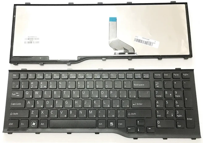 Fujitsu Lifebook AH532 MP-11L63SU-D85 CP569151-01 미국 노트북 키보드 용 미국/SP/RU/UK 새, 03 RU