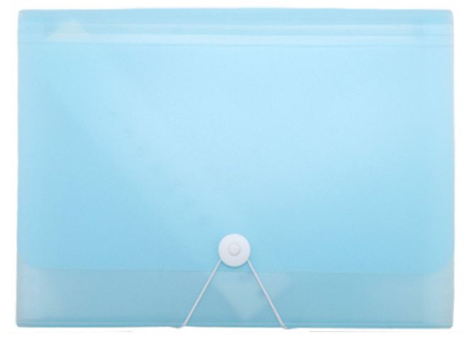 MoNo726 아코디언 파일 13분류 클리어 인덱스 케이스 도큐먼트 악보 하도메 파일 30IHRG149, 1개, 블루