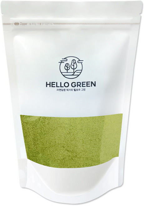 헬로우그린 국내산 제주 햇 새싹 보리 분말 500g(팩) 최근 제조된 보리 새싹 가루, 1개, 500g