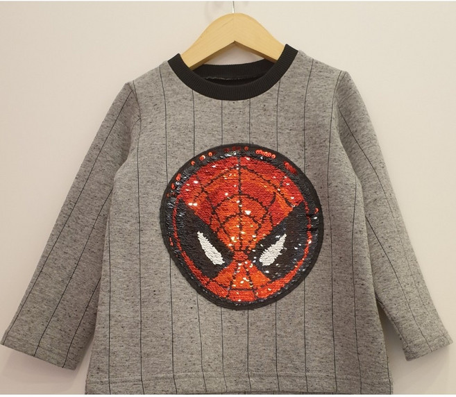 아동 LOL 신비 아이언맨반전스팽글 티셔츠