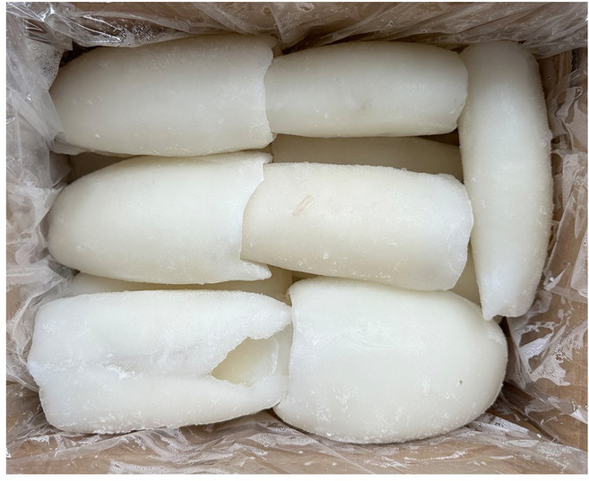 힘찬푸드 냉동 갑오징어롤 동체 몸살 손질오징어, 1박스, 4kg(3/5사이즈)