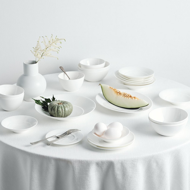 한국도자기 화이트블룸 식기세트 그릇세트 홈세트 4인조 20p, 1개