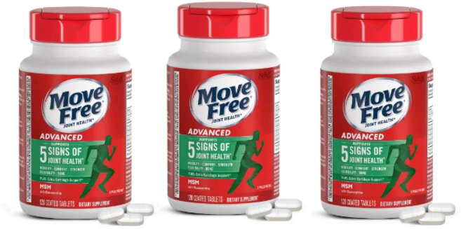 쉬프 무브프리 글루코사민 콘드로이친 Move Free Glucosamine 120정 3병