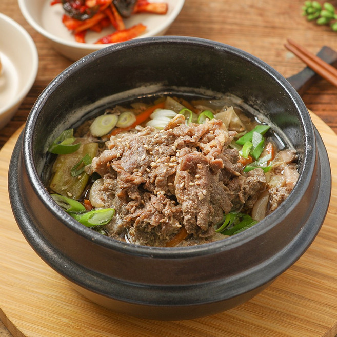 뚝배기불고기 5분완성 국산 채소가 듬뿍 들어간 프리미엄 불고기, 500g, 5개