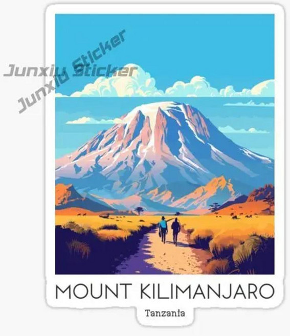 탄자니아 잔지바르 국기 국가 상징 비닐 접착 자동차 스티커 풍경 여행 장식 데칼, 1개, 6. TANZANIA ZANZIBAR / C. 2...