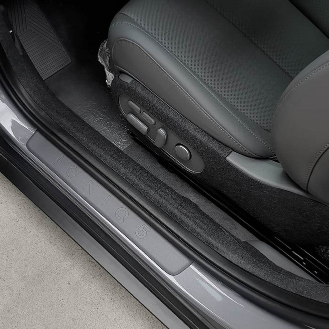 카프트 아이오닉5 호환 도어커버 프로텍트커버 스크래치방지 용품, 도어스텝커버 1+2열