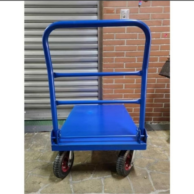 金星車輪 2x3尺鐵製手推車, 1個, 活動手把+不打氣輪