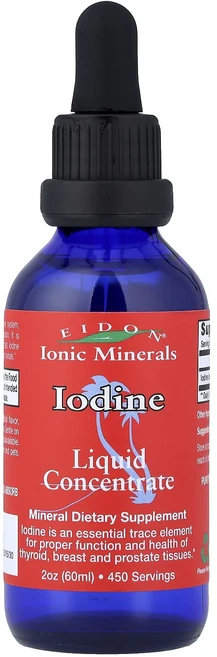 Eidon Ionic Minerals 요오드 액상 농축물 60ml(2oz), EidonIonicMinerals요오드액상농축물60ml, 1개, 60ml - 쿠팡