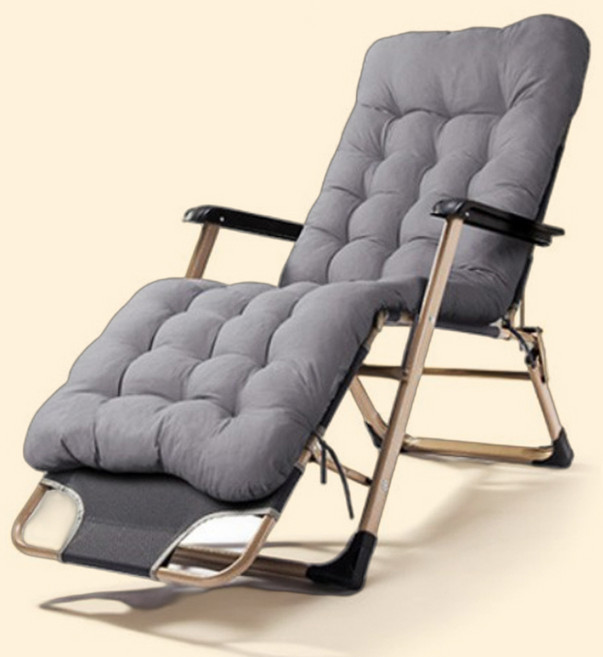 1인 리클라이너 무중력 의자 쿠션 접이식캠핑의자, 퍼플, 1개