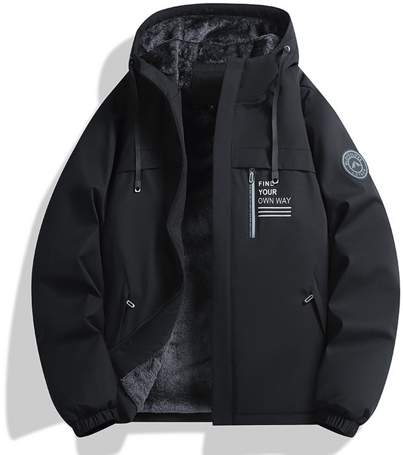 MLOVEOLIFES LDNOR 加絨加厚連帽夾克 刷毛防風防水登山滑雪外套