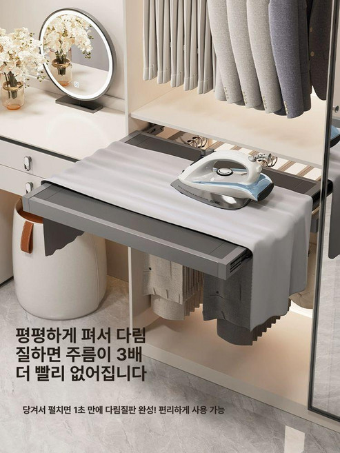 아티 빌트인다리미판 내장형 빌트인 다리미판, 1개, 참고해주세요 다음은 그레이 의 특허