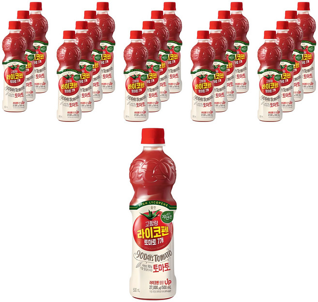 자연은 라이코펜 토마토, 500ml, 20개