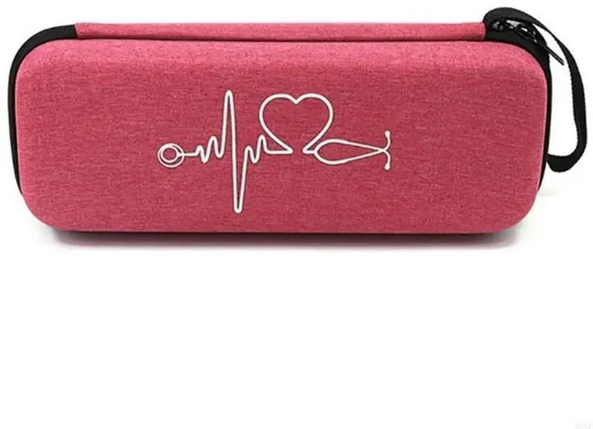 3m Littmann Classic III를위한 청진기 운반 케이스 보호기 메쉬 포켓, 빨간색