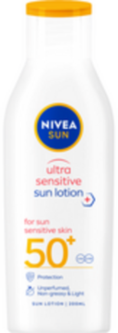 니베아 선 울트라 센서티브 선 로션, 200ml, 1개
