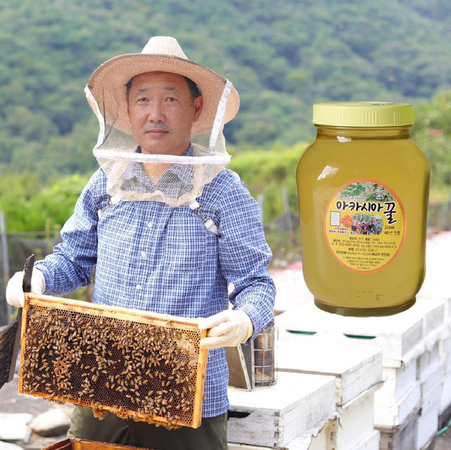 [26년 햇꿀]지리산 벌꿀 청청골 산청 명품 벌꿀 2.4kg, 1개