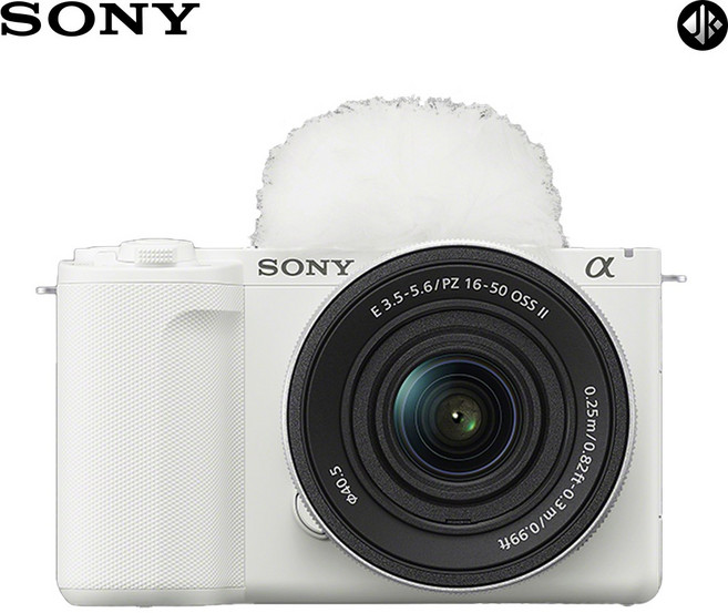 [리뷰이벤트] 소니 ZV-E10M2 화이트+ E PZ 16-50mm II + 브이로그 패키지 (아이리버 OLED 무선 슈팅그립 + 256GB + 슬림MCUV 필터 + 카메라가방)