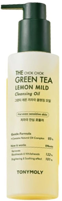 토니모리 더 촉촉 그린티 레몬 저자극 클렌징오일 (200ml), 200ml, 1개 - 쿠팡