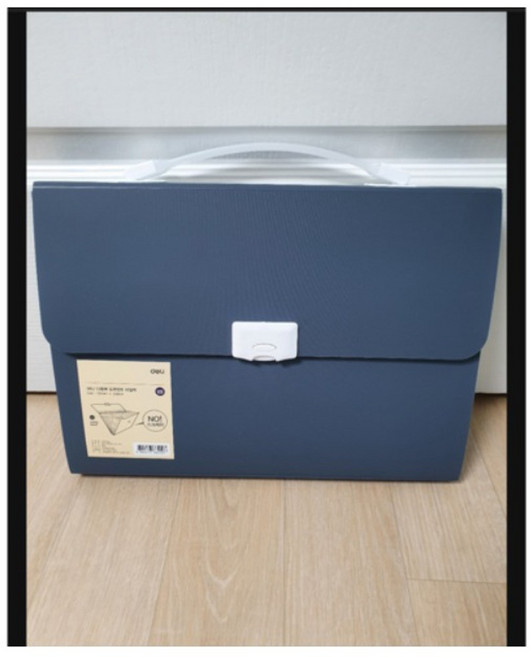 델리 린피니 스타일리쉬 도큐먼트 12분류 파일백 72593, 다크블루, 5개