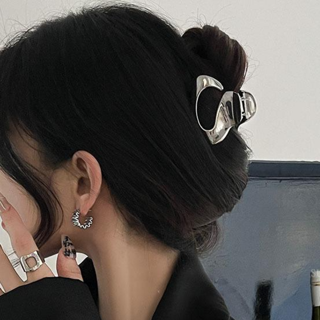 린엘 메탈 유니크 집게핀