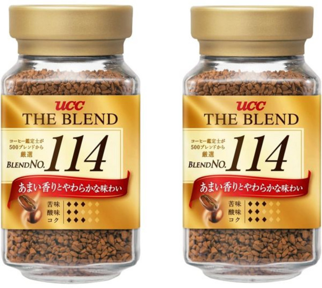 UCC 더 블렌드 114 인스턴트 커피 병 90g×2개, 1개입, 2개, 90g
