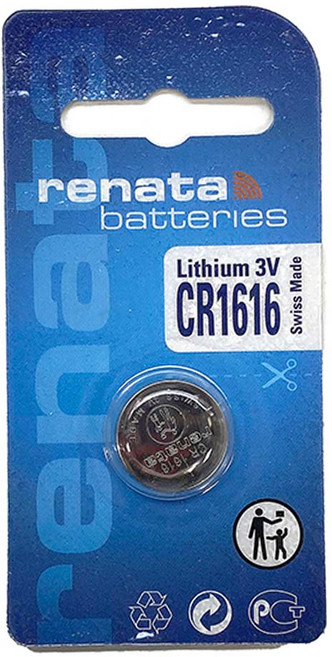 Renata 시계배터리 동전 코인 버튼전지 리듐전지 3V 레나타 CR 건전지, CR1616, 1개, 1개입