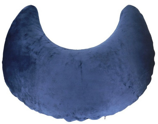 [문주문] 수유쿠션 공기주입식 여행용 쿠션 편안한자세, 블루-공기주입 베개