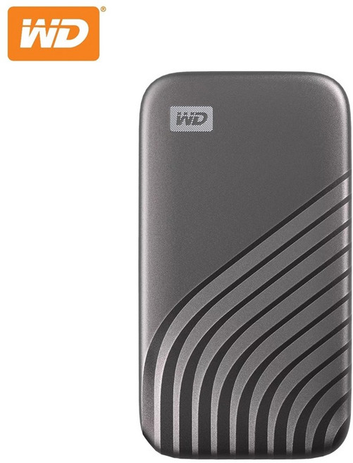 Digital) WD SSD 1TB USB3.2 Gen2 My Passport SSD 1050 MBs WDBAGF0010BGY-WESN 웨스턴, Gray, 1GB