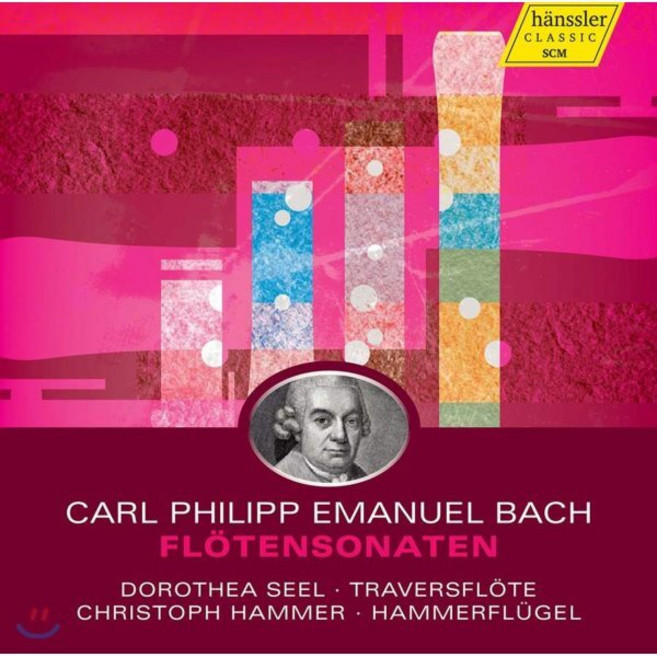 [CD] Dorothea Seel 카를 필리프 에마누엘 바흐: 플루트 소나타집 (C.P.E.Bach: Flute Sonatas) : 도로테아 젤의 트라베르소 플루트 연주집