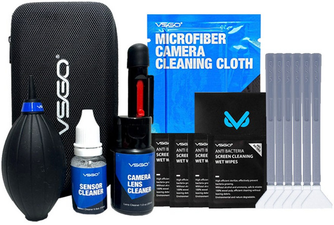 비스고 DKL-20F 카메라 클리닝 풀프레임용 9종 청소도구 키트, 1개