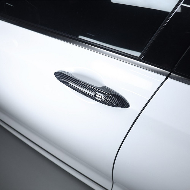 유투카 호환 G80 DH 스포츠 튜닝 도어 손잡이 커버 블랙 몰딩 드레스업